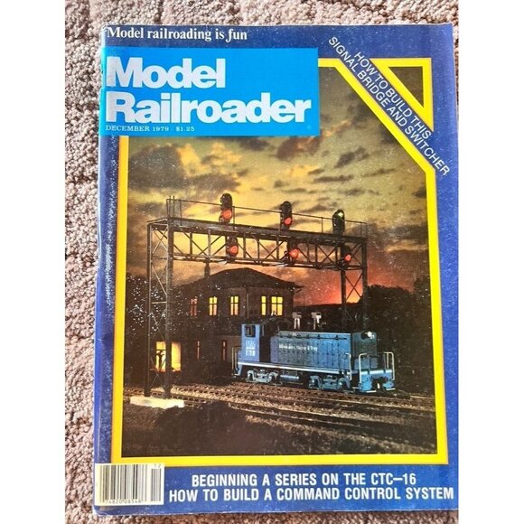Vintage Model Railroader Magazines Lot of 6 Issues APR JUL AUG SEP OCT DEC 1979 - Picture 8 of 13